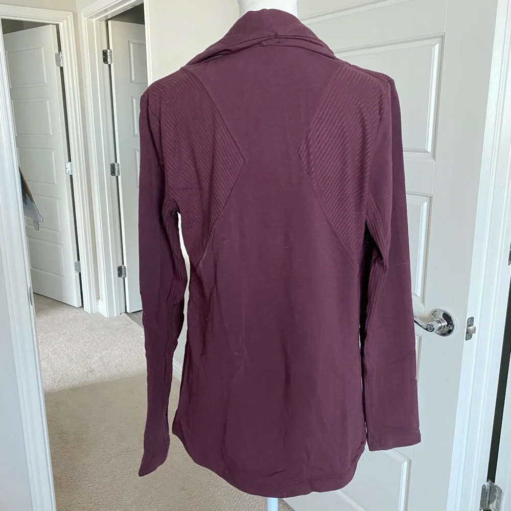 Purple Zip-Front Sweater - Picture 4 of 6
